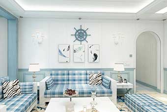 揭阳地中海风格-客厅