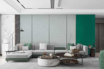 揭阳轻奢风格-客厅