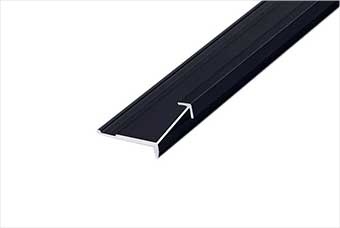 揭阳航空纤维墙咔铝合金阳角线(哑黑氧化)