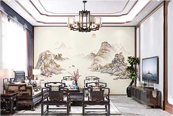 揭阳森佰汇航空纤维墙咔(巴山蜀水)